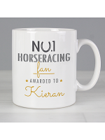 Personalised No.1 Horseracing Fan Mug