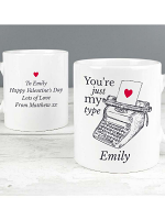 Personalised Just My Type Valentines Mug