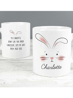 Personalised Bunny Features Mug