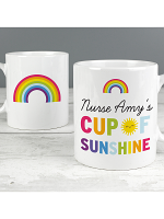 Personalised Rainbow Cup of Sunshine Mug