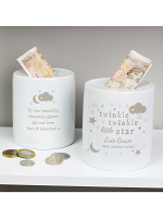Personalised Twinkle Twinkle Ceramic Money Box