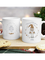 Personalised Scandinavian Christmas Gnome Mug