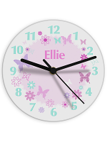 Personalised Butterfly Clock