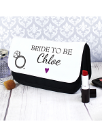 Personalised Wedding Make Up Bag