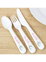 Personalised Baby Unicorn Plastic Cutlery