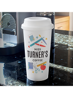 Personalised Teachers Double Walled Travel Mug