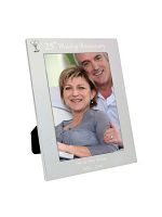 Personalised Silver 5x7 25th Wedding Anniversary Photo Frame