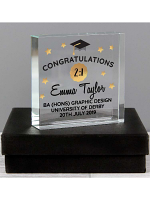 Personalised Congratulations Graduation Large Crystal Token