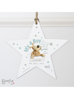 Personalised Boofle Its a Boy Wooden Star Decoration