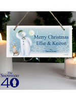 Personalised The Snowman Snow Wonder Wooden Sign