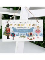 Personalised Nutcracker Wooden Sign