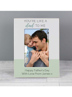 Personalised ""You're Like a Dad to Me"" 6x4 Wooden Photo Frame