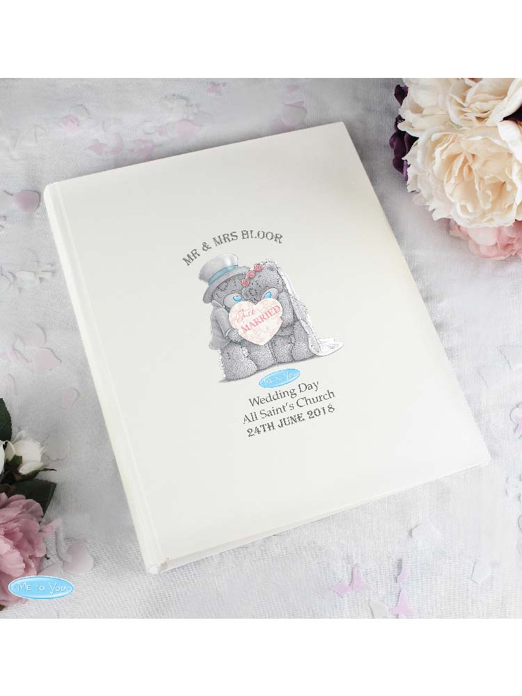 Personalised Me To You Wedding Album with Sleeves