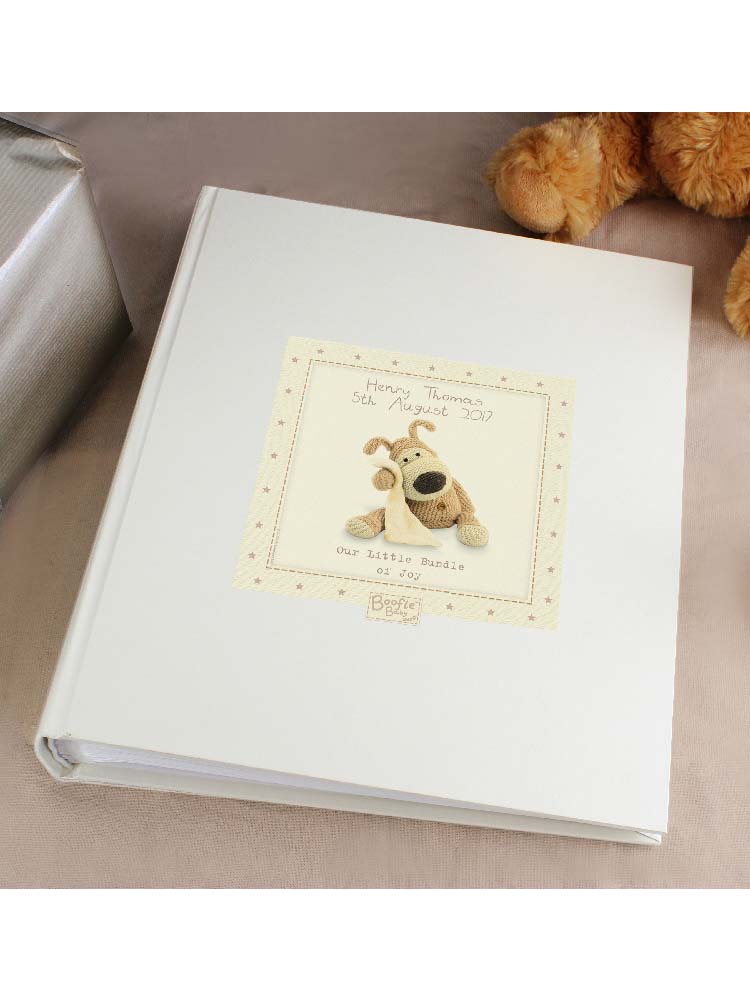 Personalised Boofle Baby Album with Sleeves