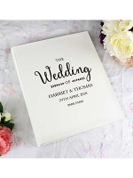 Personalised Rustic Wedding Traditional Album