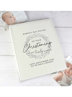 Personalised 'Truly Blessed' Christening Traditional Album