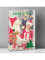 Personalised Santa & Me 6x4 Glitter Shaker Photo Frame