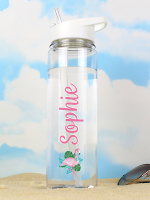 Personalised Flamingo Island Water Bottle