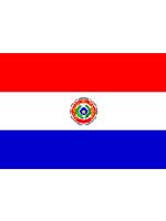 Paraguay Flag 5ft x 3ft (100% Polyester) With Eyelets
