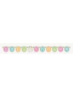 Pastel Baby Shower Jointed Banner  