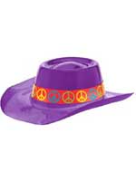 Peace Plastic Cowboy Hat 