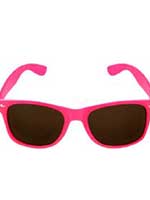 Pink Neon Wayfarer Glasses