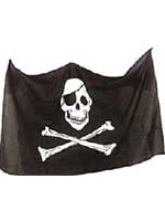 Pirate Flag Skull And Crossbones 3ft x 2ft (100% Poly) With Eyelets 