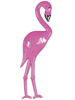 Plastic Flamingo Decoration