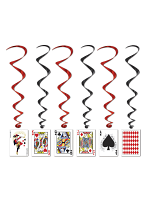 Playing Card Whirl Decoration