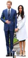 Prince Harry & Meghan Markle Cardboard Cutout     