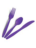 Purple Cutlery 