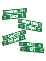 Rugby Phrase Cutouts