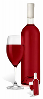 Glass and Red Wine - Cardboard Cutout