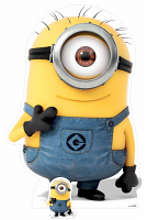 Carl – Minion Smiling Cardboard Cutout