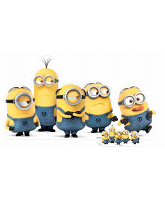 Minions Group Pose Mischevious Cardboard Cutout