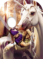 Unicorn & Fairy Fantasy Land Child Size Stand-in - Cardboard Cutout