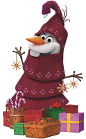 Christmas Olaf Frozen Adventure - Cardboard Cutout