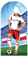 Poland (World Cup Football Stand-IN) - Cardboard Cutout