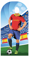Spain (World Cup Football Stand-IN) - Cardboard Cutout