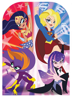 Super Hero Girls Stand-In Child Size Cardboard Cutout