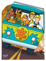 Scooby Doo Mystery Machine Cardboard Cutout Van Stand-In 