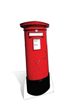 Post Box - Cardboard Cutout