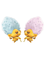 Cherub Blue and Pink Trolls World Tour