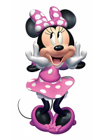  Minnie Mouse Happy Pink Cardboard Cutout