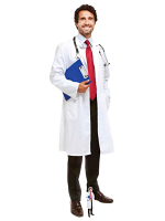 Male Doctor Cardboard Cutout