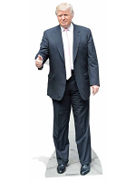 Donald Trump Pink Tie Thumbs Up President of United States of America Life-size Cardboard Standee