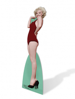 Marilyn Monroe 'Red Swim Suit' Cardboard Cutout