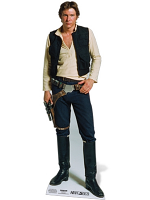 Official Han Solo Star Wars Harrison Ford Lifesize Cardboard Cutout