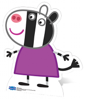 Zoe Zebra Star-Mini - Cardboard Cutout