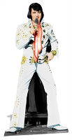 Elvis Presley Vegas White Suit - Cardboard Cutout